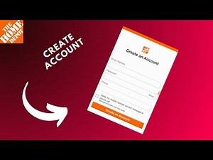 how to create home depot account