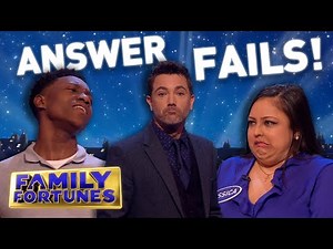 LOL! Greatest answer FAILS: Part 1 | Family Fortunes 2021