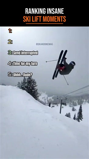 Insane Ski Lift Moments Ranked 🚡🔥