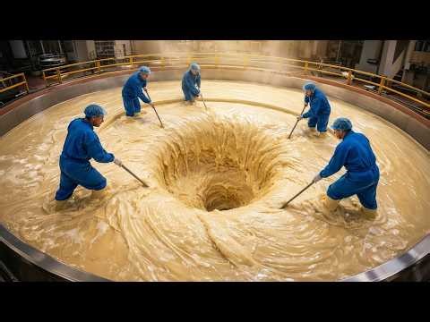 Milk Goes In… This Comes Out? | step by step Condensed Milk Factory Process