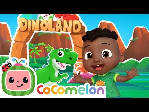 Five Little Dinosaurs Dance Party! | CoComelon Stage Playtime & Counting Song