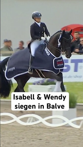 Isabell & Wendy take the first victory from Balve!