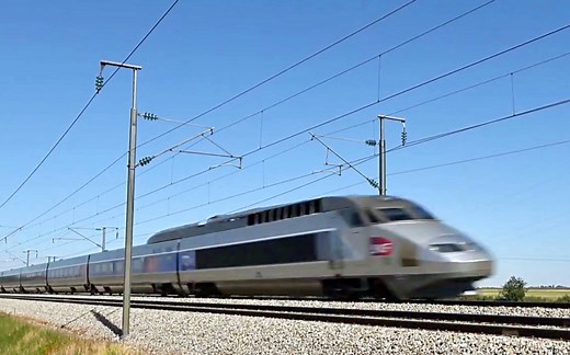法国TGV高速列车合集 300～320km/h通过