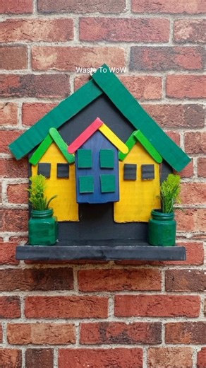 Amazing Best Out of Waste Wall Decor Idea! 🎨 #DIY