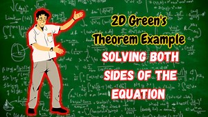 2D Green's Theorem Example; Solving Both Sides of the Equation