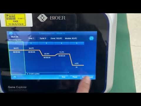 Instruções de Uso Termocicladores Bioer GeneExplorer