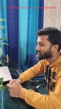 Conversation between two persons first time