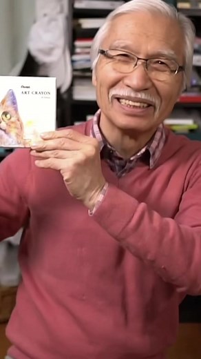 世界一の美少女画、8色のクレヨンで描けるのか？！#tiktok教室 #おじいちゃん先生 #チャレンジ