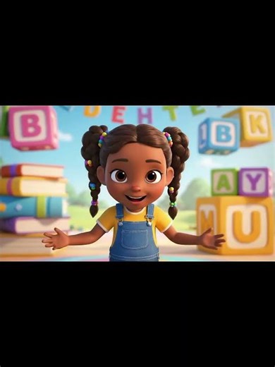 Peaceful Learning Song for Toddlers 🌸 #shortsvideo #kidsanimation #childrenssongs #kids #cartoon