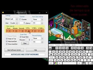Tutorial Auto-Click 2.2 - gravando clicks no habbo