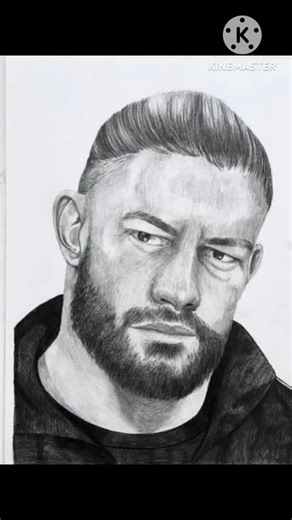 Roman Reigns drawing easy ♥️ #art