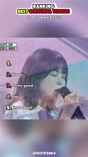 Ranking best original videos