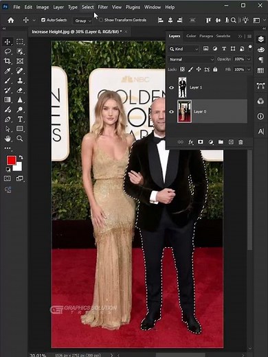 Increase Image Height in Photoshop 2026 🔥 Content-Aware Trick