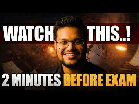 Urgent: Listen to This for 2 Minutes Before Every Exam 🔥 | Boards Students Must Watch | Vishal Sir