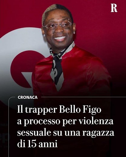 Bello Figo a processo per violenza sessuale