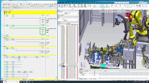 关于PDPS_Process Simulate与欧姆龙PLC在虚拟调试方面的应用：测试机器人是否能正常调用程序名⑨