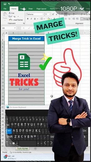 MS Excel Cell Merge Tricks💥 #reels #excel #exceltips #exceltricks #exceltipsandtricks #ExcelTraining #ExcelTutorial #msexcel #msexceltips #msexceltricks #msexceltraining #msexcelshortcutkeys #excelformula #Microsoft #excel365 #PowerBI #reelsviralシ #viralreelsシ #reelsoftheday #trendingreel #techtips #tipsandtricks #technology #highlightsシ゚ #likeforlikes #computertraining #techhome | Tech Home