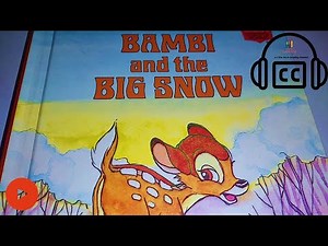 🏰 Disney's Bambi and the Big Snow 🦌 A Read Aloud Storybook with English CC Emojis