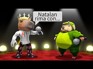 We had some rap battles in Roblox