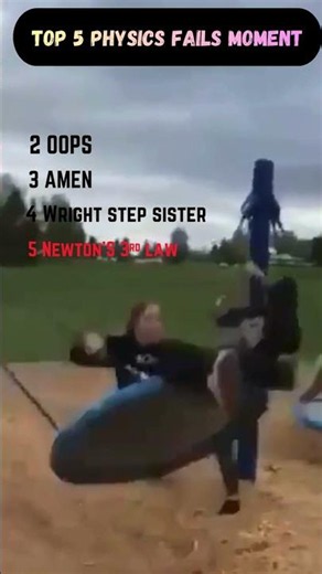 😂 Top 5 Funniest Physics Fails Ever! #shorts #conceptify #youtubeshorts #reels #science