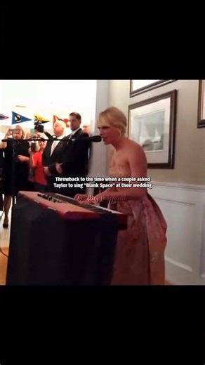 When a couple asked Taylor to sing "Blank Space" at their wedding | Swifties Labyrinth | #fypシ゚13