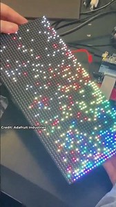 What is Interactive Signage? Drifting Stars on RGB Matrix displays!
