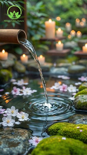 Relaxing Spa Piano Music 🌿 Flowing Water Sounds for Deep Sleep & Healing #watersounds