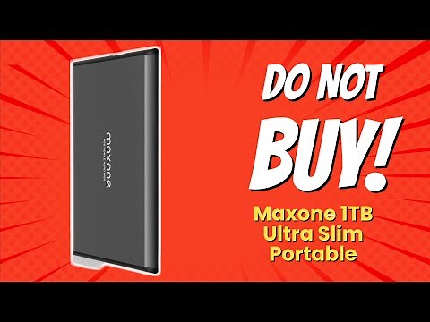 DON'T BUY Maxone 1TB Ultra Slim Portable HDD Before Watching This! 😱 (6 Reasons)