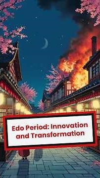 Edo period innovation and transformation #history