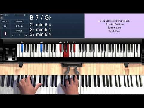 Soon As I Get Home (by Faith Evans) - Piano Tutorial