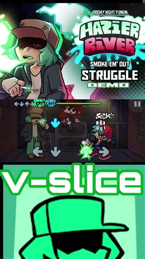 v-slice mod hazier river #fnf #fnfandroidport #fnfmod #fridaynightfunkingame #cigarro #vslice #song