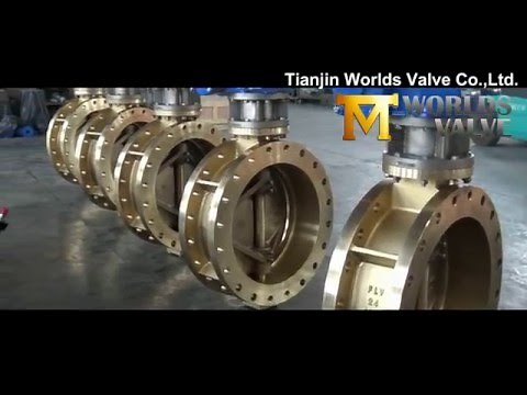 Eccentric Double Flange Butterfly Valve Assembly Process Made by Worlds Valve