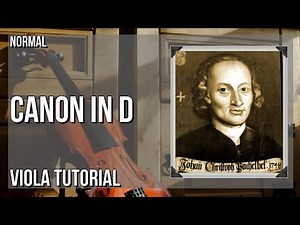 SUPER EASY: How to play Canon in D by Johann Pachelbel on Viola (Tutorial)