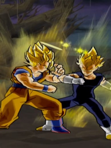 Goku vs Vegeta en Dragon Ball Z: Infinite World Mod