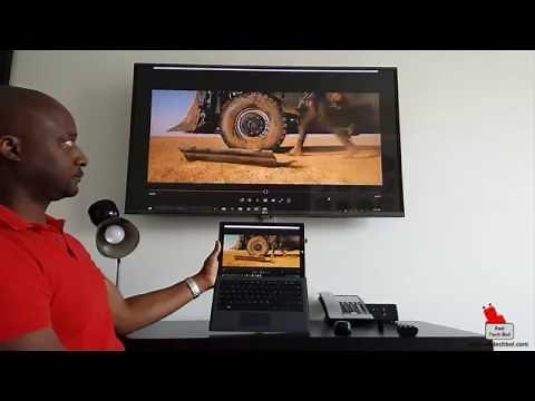 Microsoft Wireless Display Adapter V2 Hotel Room Setup Demo