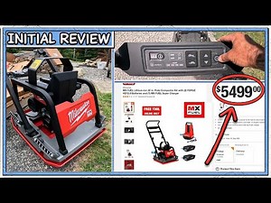 "MX Fuel" Battery Powered Plate Compactor Review (Milwaukee Tools)