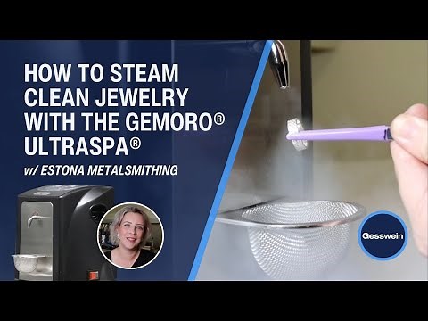 How to Steam Clean Jewelry with the GEMORO® UltraSpa 2-in-1 Ultrasonic & Steamer!
