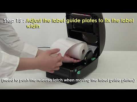 How To: Load Label Roll and Ink Ribbon for Godex RT700i Printer