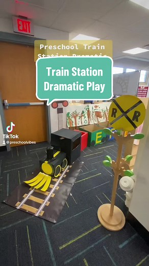 All aboard for imaginative play! This video gives you a sneak peek into our train station dramatic play setup. Students become conductors, passengers, and ticket sellers, engaging in role-play that sparks creativity and enhances social skills. From issuing tickets to navigating train schedules, this setup provides a dynamic and interactive learning environment. Dive into the world of trains and discover how dramatic play can transport children to exciting new places, all while learning valuable