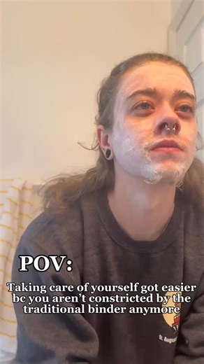 TransTape™️ on Instagram: "TransTape is not a binder—it’s an alternative. 💛⁠ ⁠ We care deeply about the safety and comfort of our community, and TransTape was created to support that mission. If you ever need guidance, tips, or personalized coaching, our Team is here for you! Chat with us via our live chat at www.TransTape.life🌟⁠ ⁠ @beamerr_ He/Him ⁠ #trans #transtape #transtapetips #transguy #transmasc #lgbt #lgbtq #transisbeautiful"