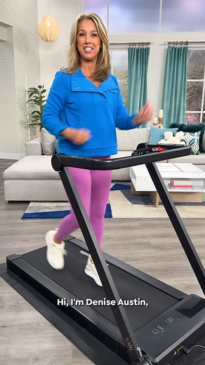 Walk, run, OR work - it's all possible with Denise Austin's new 3-in-1 treadmill. 👀🏃‍♀️ And the one fold design enables hassle-free storage after your workout! Ready to upgrade your routine? Shop the Today's Special now: https://bit.ly/3BWvrHC ✨ #LoveHSN | HSN
