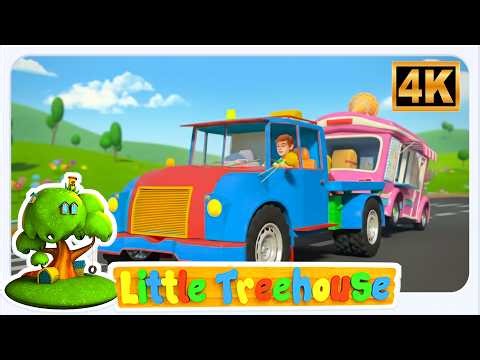 Little Treehouse Les Roues de la Dépanneuse 🚚🎶 | Chanson pour Enfants