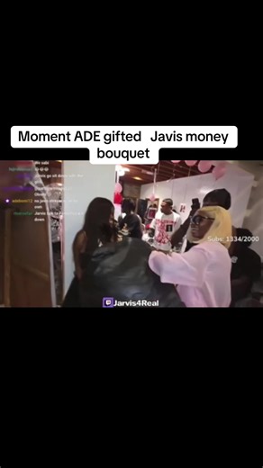 Moment ADE Surprises Javis with a Money Bouquet