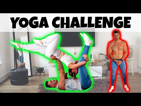 COUPLES YOGA CHALLENGE | Fun & Fails