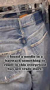 At first, I pulled these aside for myself. $22 for a brand new pair of AMO jeans is pretty great, and they were in my size. But just to be safe, I ran comps, and I realized, I don’t actually need new jeans 😂 Do you have a lot of luck with AMO denim? #reselling #thrift #fblifestyle | Becky Park