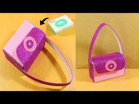 How to Make Purse from Soap Box | DIY Soap Box Purse - Very Simple
