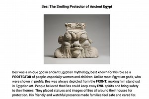 Letterboard Lesson: Bes - the Smiling Protector of Ancient Egypt - Etsy UK