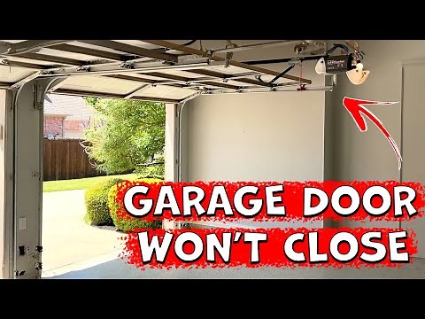 Garage Door Won’t Close? Try This Easy Fix!
