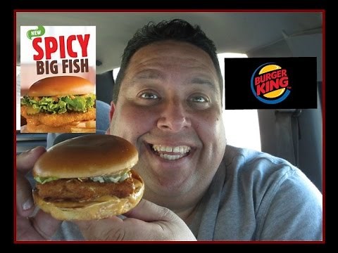 BURGER KING® Spicy Big Fish Sandwich Review!