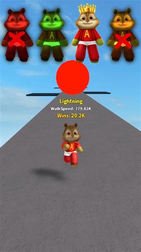 Alvin vs Speed Challenge Roblox😂 #shorts #roblox
